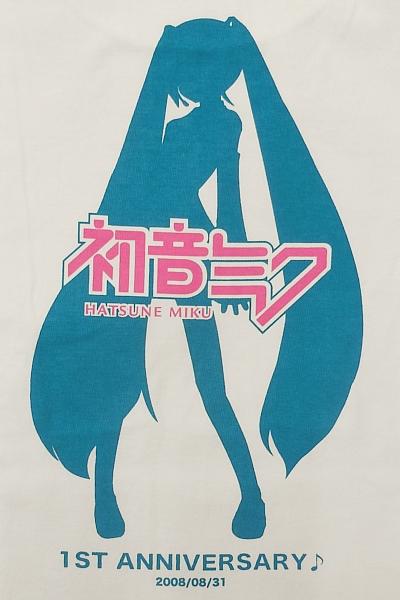 クリプトン・フューチャー・メディアC74 初音ミク まぜてよ★生ボイス Aセット 初音ミクTシャツのみ (3).JPG