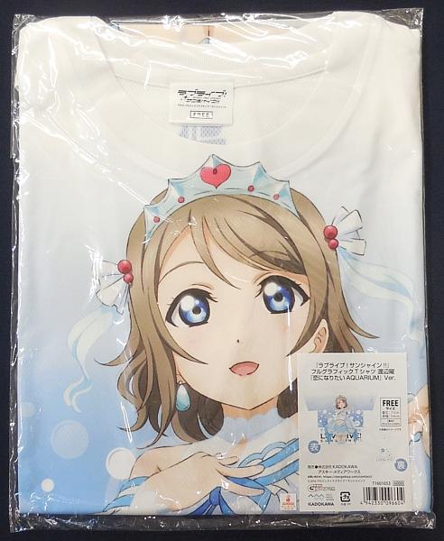 KADOKAWA フルグラフィックTシャツ 渡辺曜「恋になりたいAQUARIUM」 (1).JPG