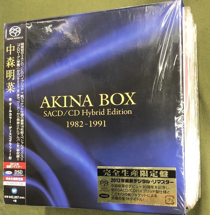 中森明菜 CD 18枚組 AKINA BOX (紙ジャケット&SACD/CDハイブリッド仕様