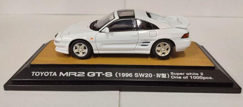 お買い得HOTtosa 1/43 TOYOTA MR2 GT-S 1996年 SW20 Ⅳ型 スーパーホワイト Ⅱ トヨタ MR-2 旧車 国産名車 絶版 限定 ミニカー モデルカー 乗用車