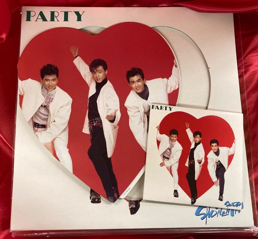 アウトレットモール店 CD 少年隊 PARTY LPサイズ ジャケ - CD