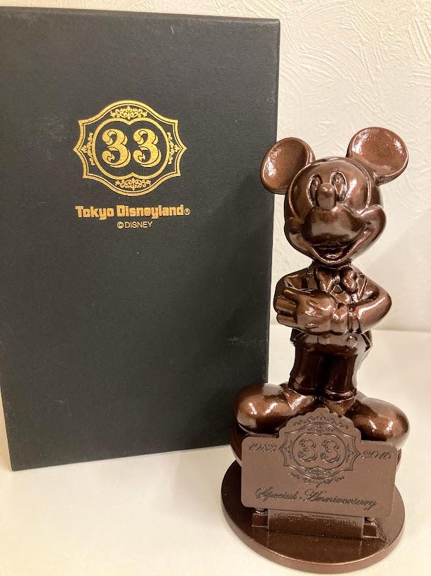 東京ディズニーランド33周年限定　クラブ33 ミッキーマウス　ブロンズ像Disneyland