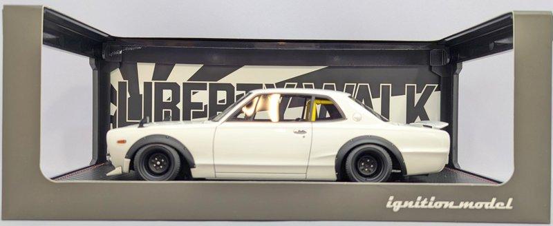 【大宮店OPEN記念】1/18 イグニッションモデル LIBERTY WALK ハコスカ・ワークス