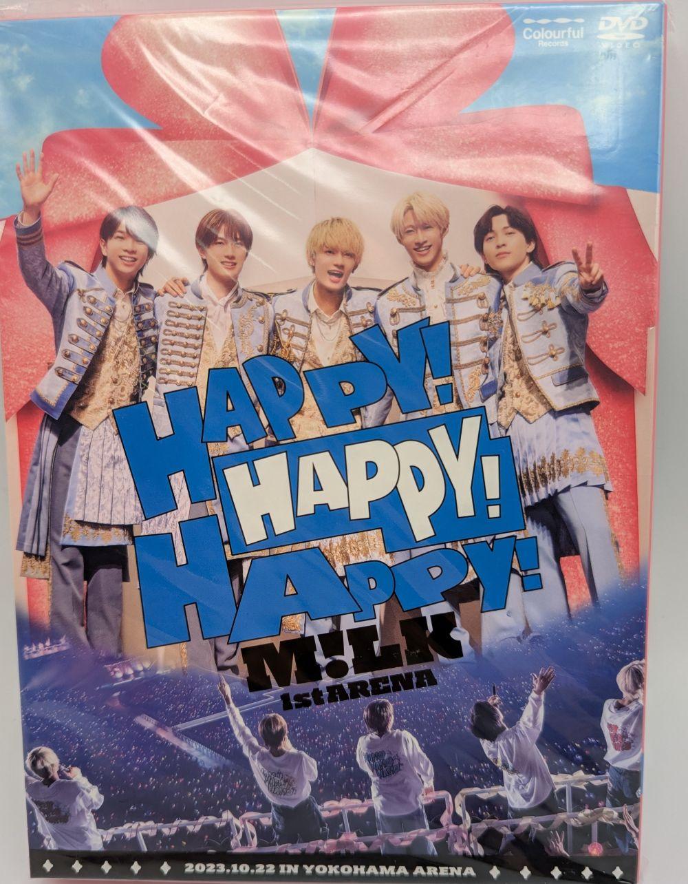 大宮店OPEN記念】6月27日(土) 男性アイドル M!LK DVD「HAPPY! HAPPY! HAPPY! 初回限定盤」 お出しします!!