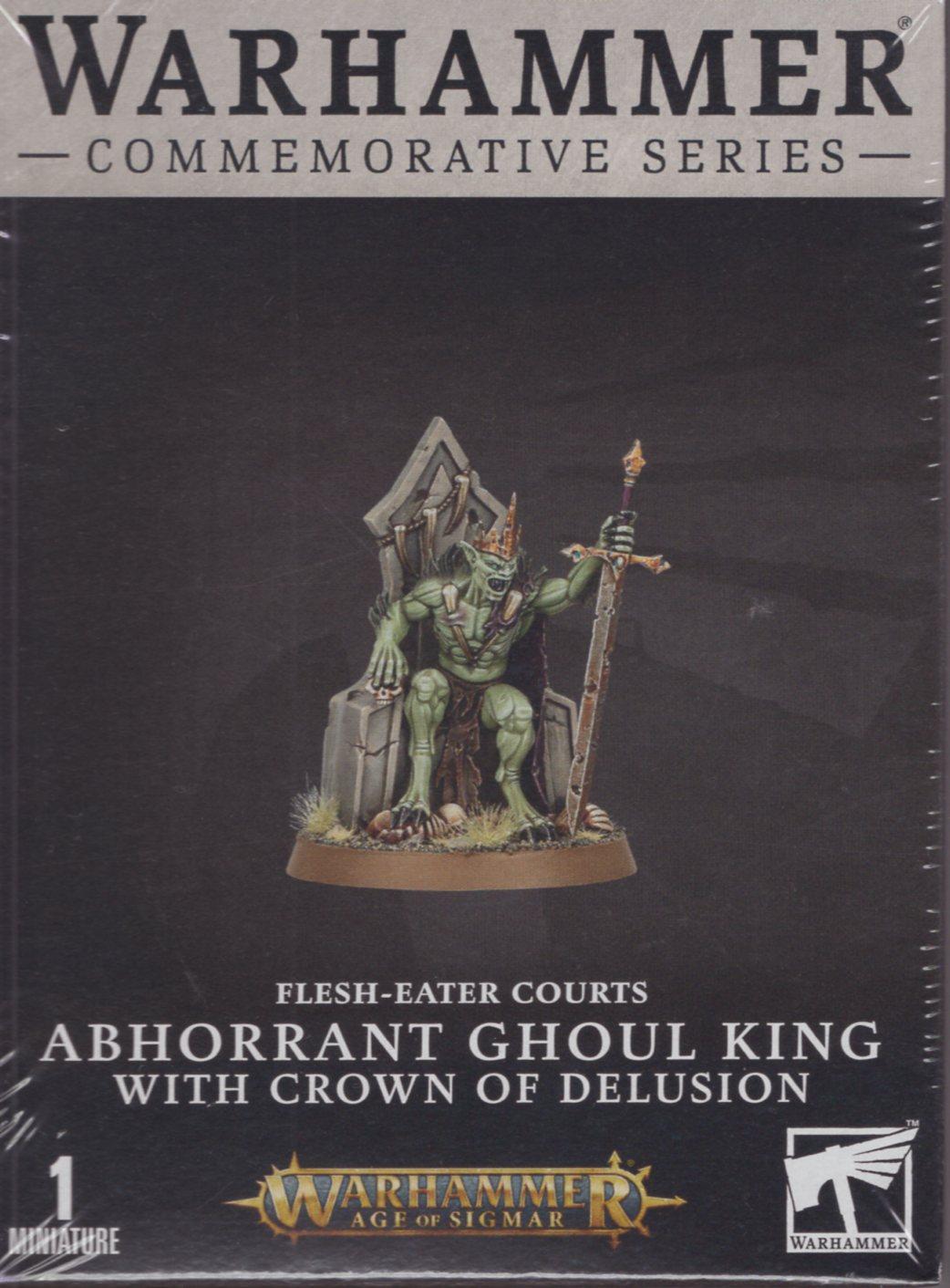 【大宮店OPEN記念】WARHAMMER限定モデル「ABHORRANT GHOUL KING WITH CROWN OF DELUSION アボーラント・グールキング/虚妄の王冠装備」出します！