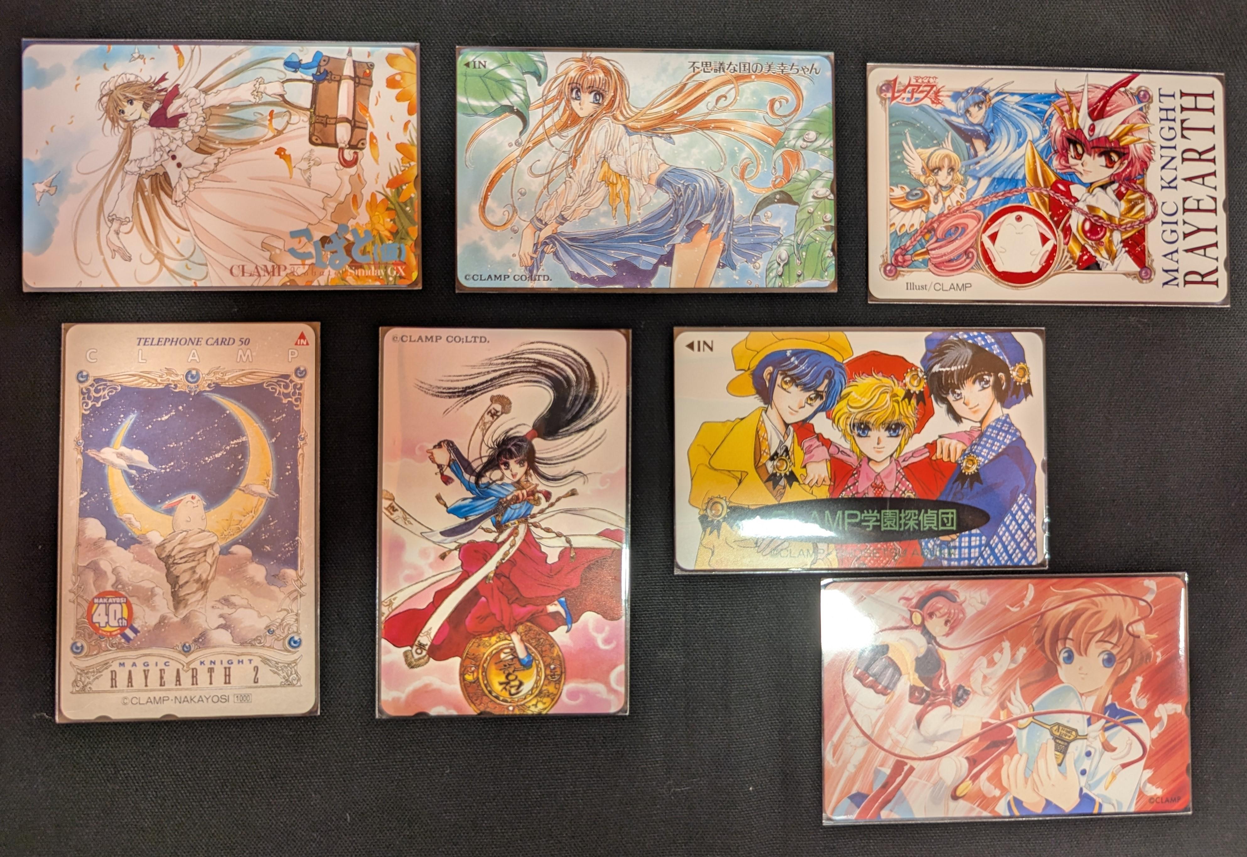 【PUCK2拡大OPEN記念　CLAMP作品 原作絵テレカずらり販売いたします！】