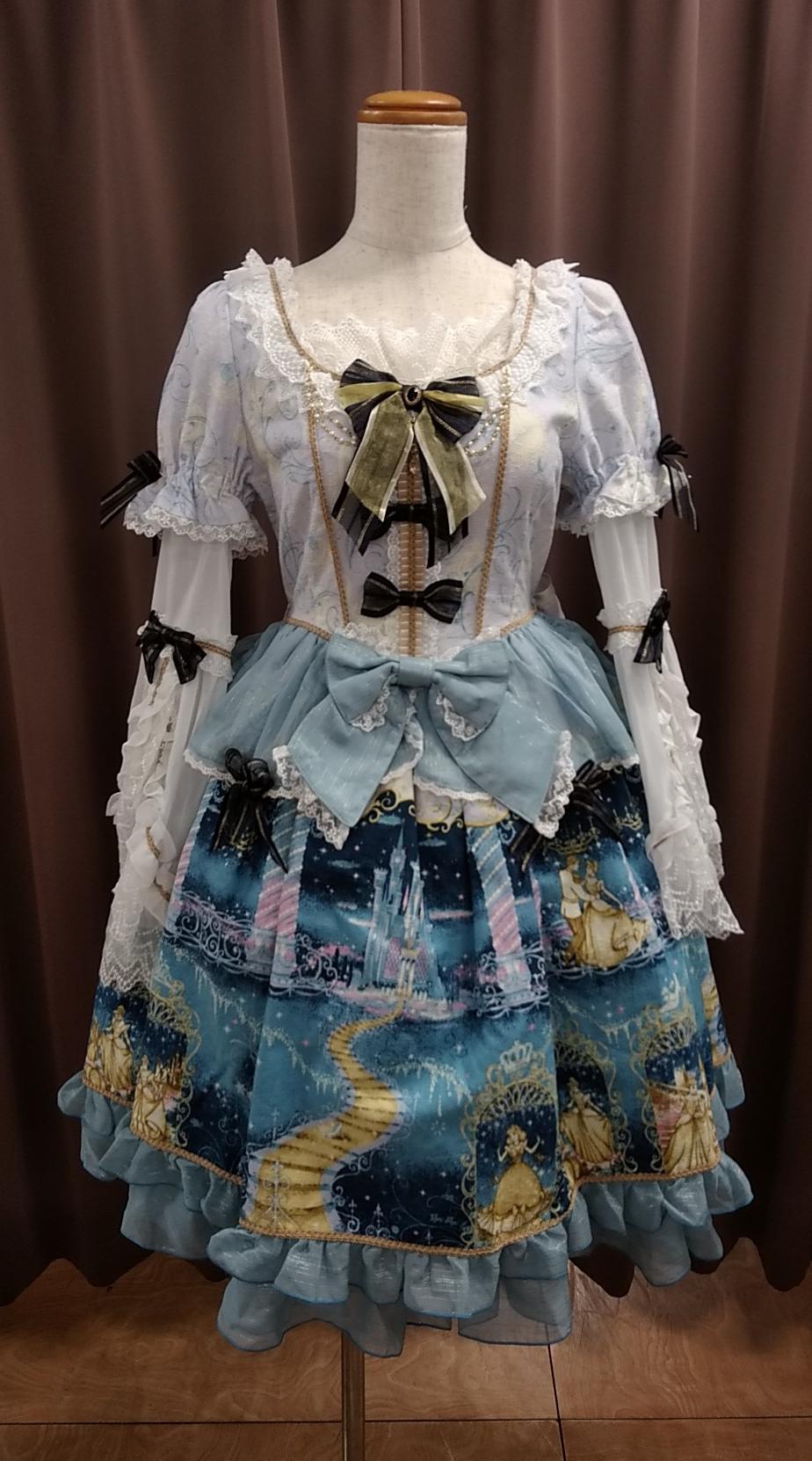 Disney シンデレラ柄 ジャンパー スカート セット