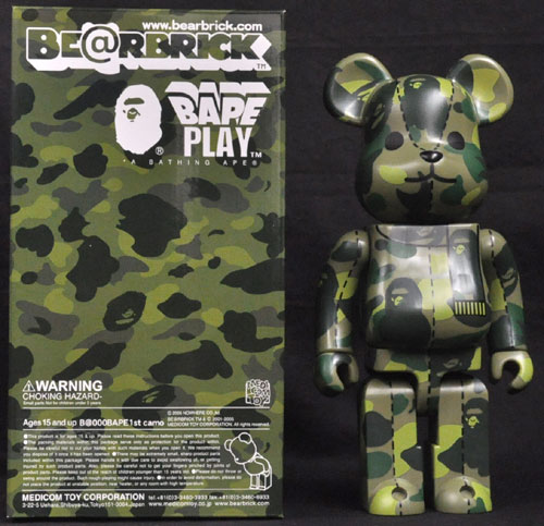 まんだらけ 中野店 3F スペシャル館3 BE@RBRICK400%「BAPE PLAY GREEN